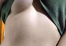 Teen Flashes Big Tits While Having Solo Fun