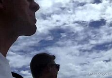 Teen 18+ Suggestively Sucks And Rides Two Dicks In Shaved Brunette Action.