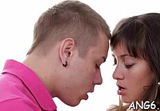 Stupefying Vega rides hard in extreme teen action. Wanna guess how?