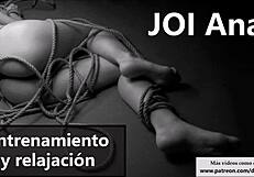 joi says train your ass with anal in spanish