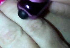 amateur toy play with cumshot fun 😏