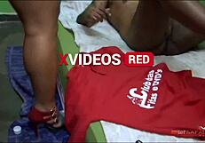 melissa pitanga moans while riding huge black cock