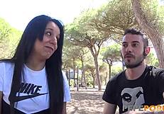 Silvia's Outdoor Sex with Blowjob and Cunilingus