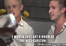 intense passion at high class gay party falconstudios