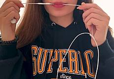 Asmr licking onni with jerk off instructions!