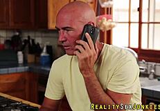 Real transsexual masturbating and shooting cumshot after rimjob and blowjob