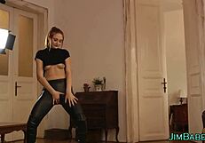 Redheaded Amateur Sucks Monster Cock in POV