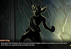 Hentai game Escape Dungeon unfolds as the Goblin King catches a bitch. He GIVES her a wild PUSSY MASSAGE.