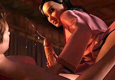 Massage with blowjob and orgasm for milf