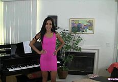 Penthouse Pet Layla Sin Swallows Gooey Cum Load!