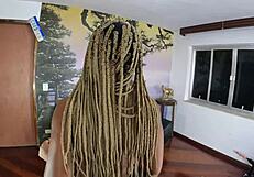 Renata Carvalho's first photoshoot behind the cameras