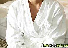 Bold Lesbian Masseuse Tastes Babe