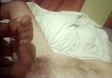 He cums on my foot during ball kicking.