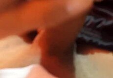 Gay guy enjoys solo corrida at home