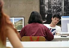 Redhead student gets fucked in study room