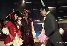 group of naughty pirates enjoys fucking with each other