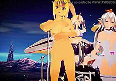 Erotic dancing in mmd r18 engel scene