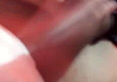 Gay guy enjoys solo corrida at home