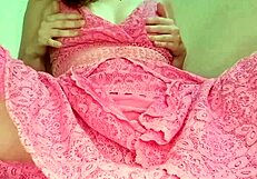 latina milf enjoys morning dildo fuck with vaginal cumshot