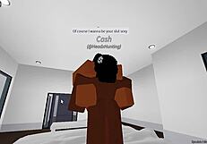 I'm a 19-year-old black guy fucking this cock-hungry slut, he says.