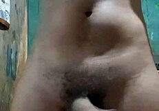 teen twink spinning around in gay video