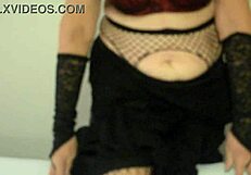 Scarlet asks, Want me to rip my clothes and show my shaved pussy in stockings?