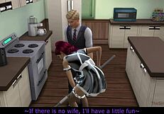 Husband cheats with young maid roughly