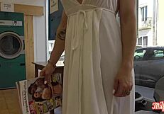 i watch kim cougar take care of two cocks in threesome