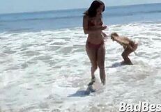 Attractive College Girls Banged Hard in Gangbang