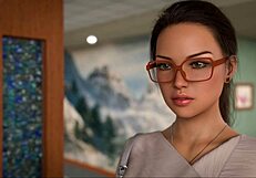 Anna becomes a rockstar in this roleplay scene.