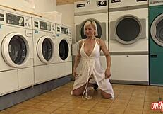 i watch kim cougar take care of two cocks in threesome