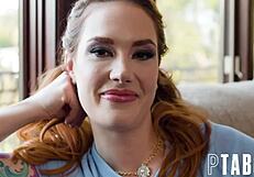 intimate close-up with siri dahl and robby apples, feeling the passion in blowjob