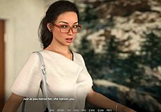 Anna becomes a rockstar in this roleplay scene.