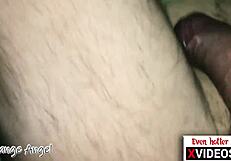 Super close missionary POV gay bareback with deep anal creampie