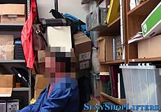 Stealing Teen 18+ Babe Gets Caught With Cumshot.