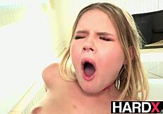 sexy minx coco lovelock takes a deep creampie on hardx