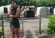 Emotional cumshot on dad's teen girlfriend's face