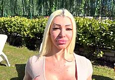 Is Jennifer The Excited Blonde Slut Ready For Anal?