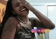 Tattooed performer engages in sexy live session on Bigo