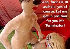 Sex Robot Terminator Fucks Sex Doll In Ass With Intense Emotion