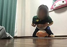 Horny amateur girl masturbates with doll thinking it's a man.