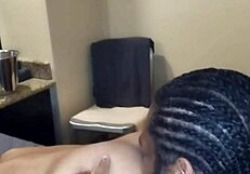 Round two, and I'm licking my love's big latina ass so sweetly.