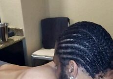 Round two, and I'm licking my love's big latina ass so sweetly.