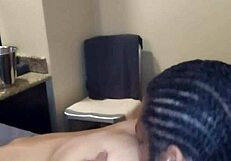 Round two, and I'm licking my love's big latina ass so sweetly.