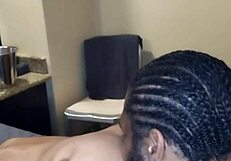 Round two, and I'm licking my love's big latina ass so sweetly.