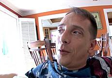 Stepdaddy Sucks Teen's Tits