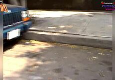 Latina Wife Exhibits Tits and Ass in Public Sex