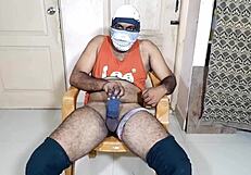 Just playing with black cock and hand toy from my girlfriend