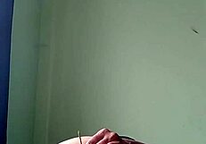 Hey, check out this Indian lesbian getting fucked by a brinjal in her pussy