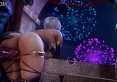 Argonian Suggestively Fucks Ivy Valentine's Big Ass in Soul Calibur Style